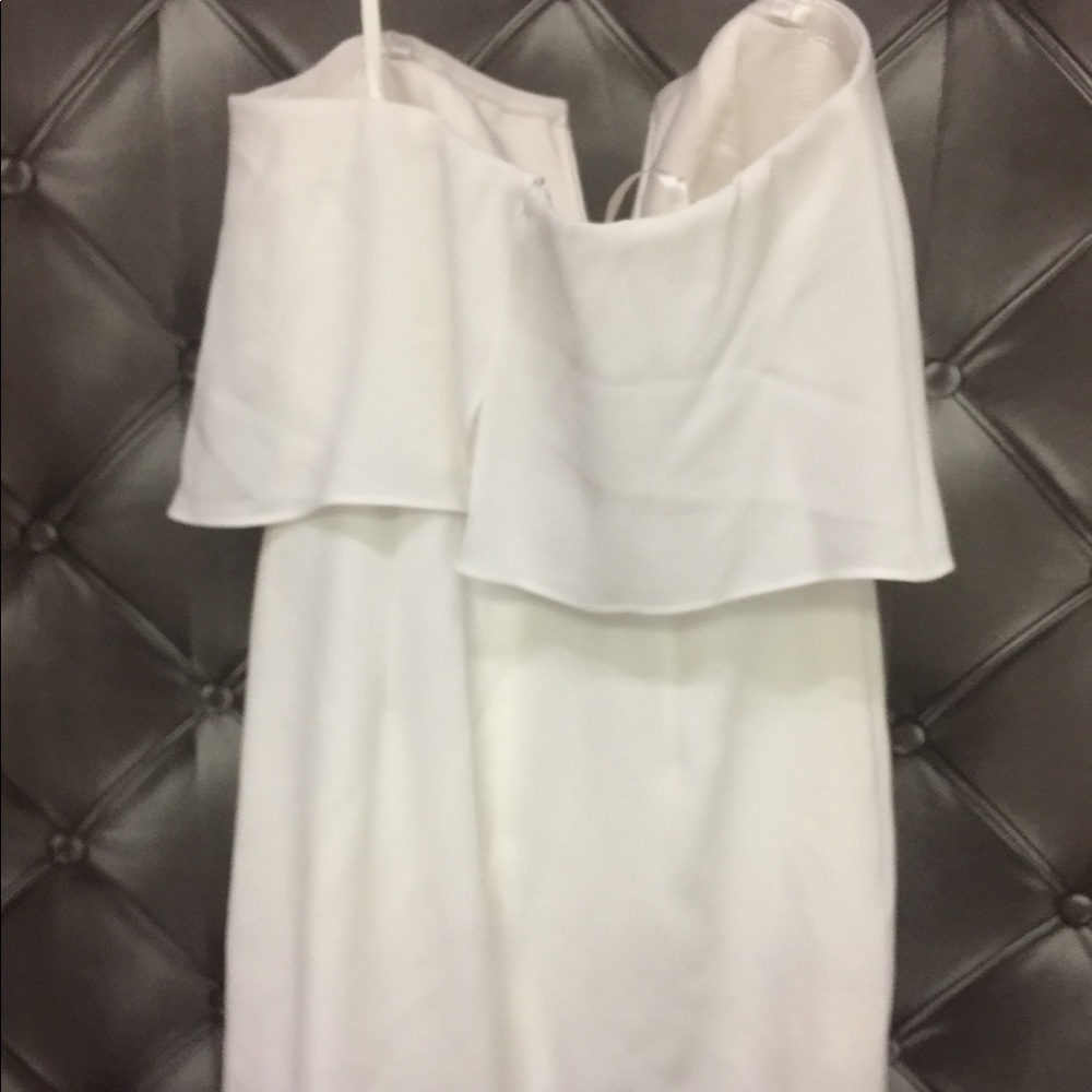 White bcbg dress